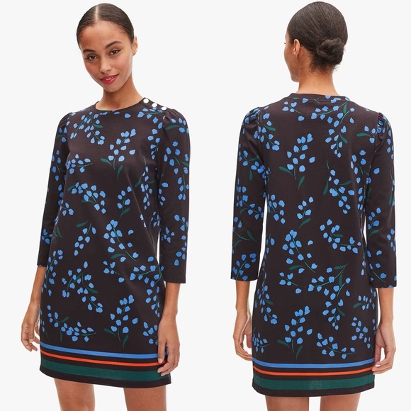 Kate Spade Sea Breeze Floral Tee Dress Size Medium - Picture 1 of 6